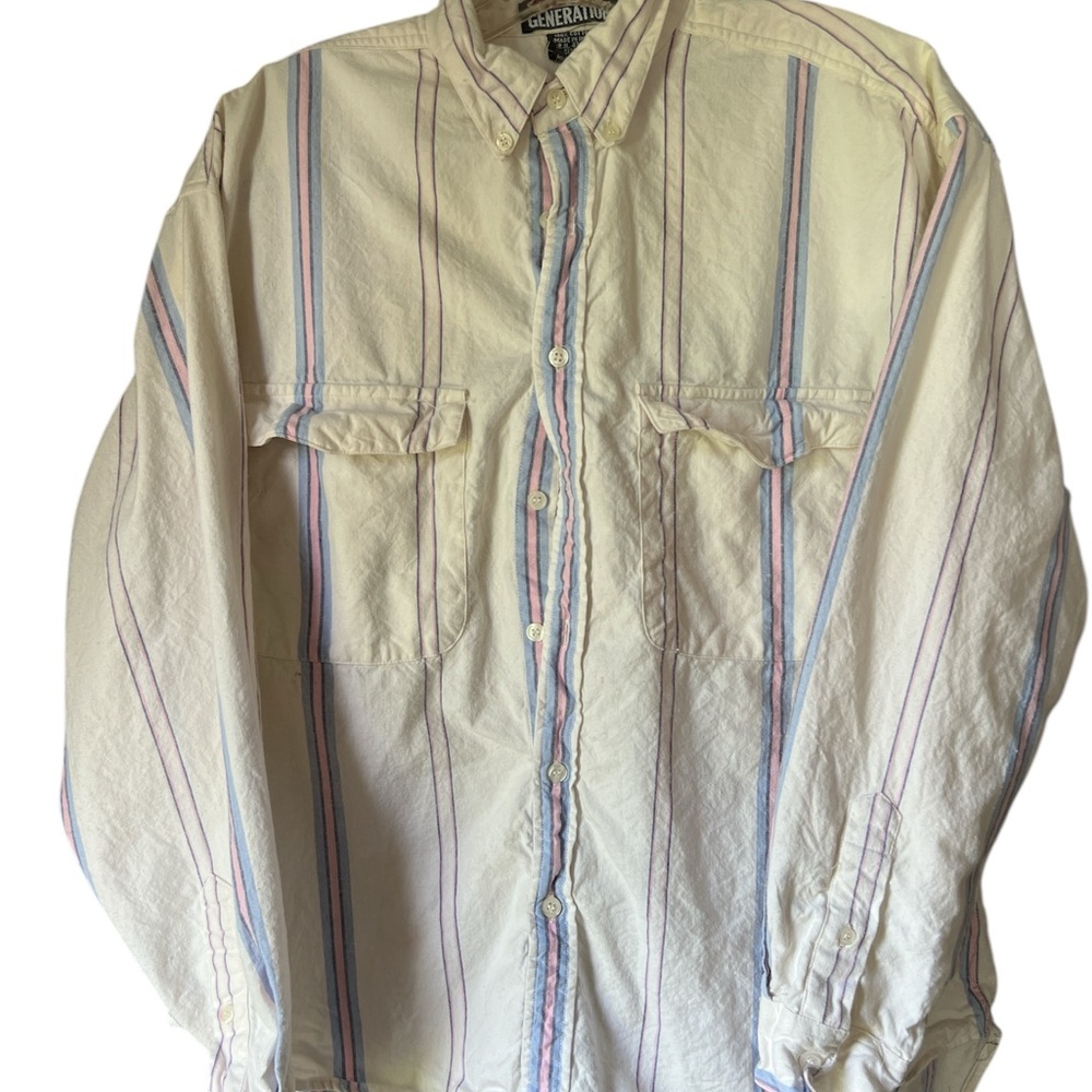 Men’s medium button up collared shirt AT2029AR1
